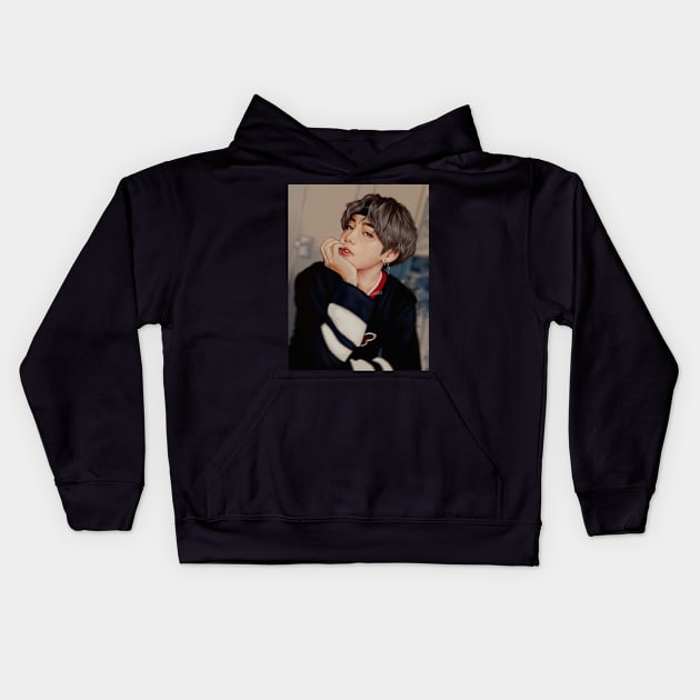 tae Kids Hoodie by sxprs